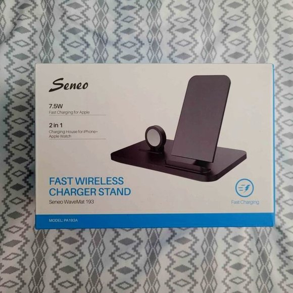 Seneo fast wireless charging stand for Apple iPhone and Apple watches - Picture 1 of 6